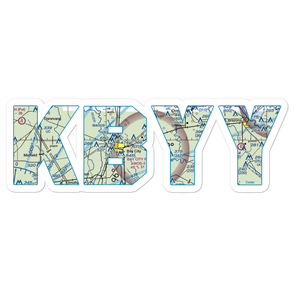 Bay City Municipal Airport (BYY) VFR Sectional Sticker