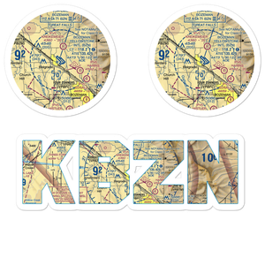 Gallatin Field (BZN) VFR Sectional Sticker Pack