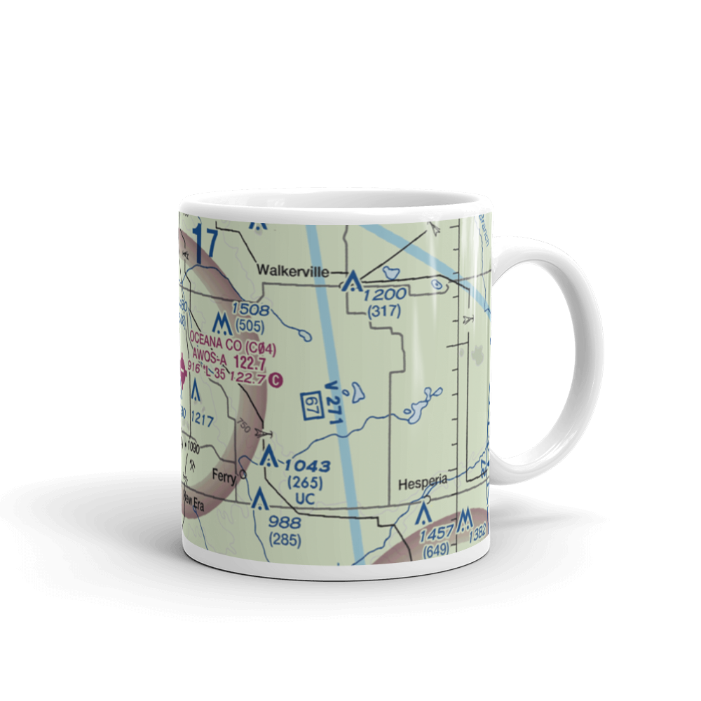 Oceana County Airport (C04) VFR Sectional  Mug 