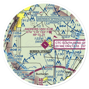 Andrews University Airpark (C20) VFR Sectional Sticker (20 mile)