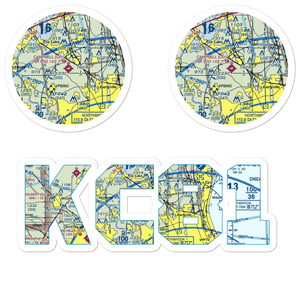 Campbell Airport (C81) VFR Sectional Sticker Pack