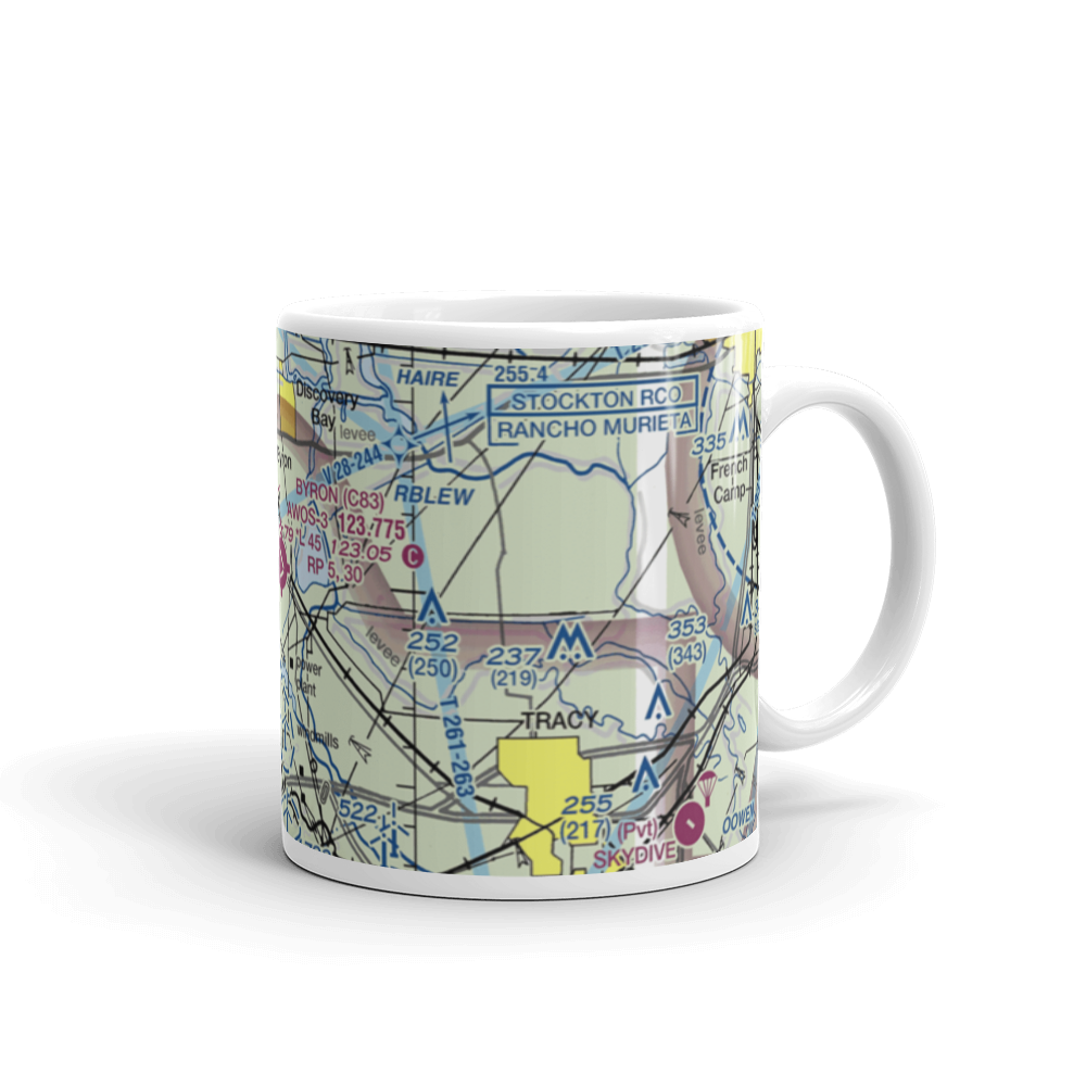 Byron Airport (C83) VFR Sectional  Mug 