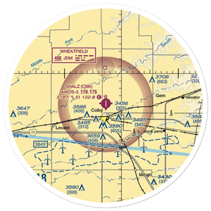 Shalz Field (CBK) VFR Sectional Sticker (30 mile)