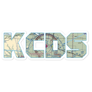 Childress Municipal Airport (CDS) VFR Sectional Sticker