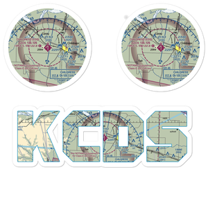 Childress Municipal Airport (CDS) VFR Sectional Sticker Pack