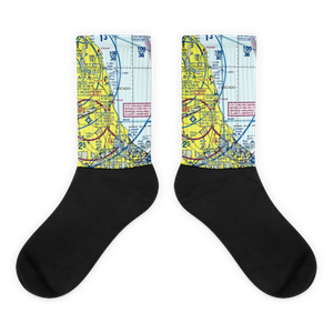 Chicago Meigs Airport (CGX) VFR Sectional Socks