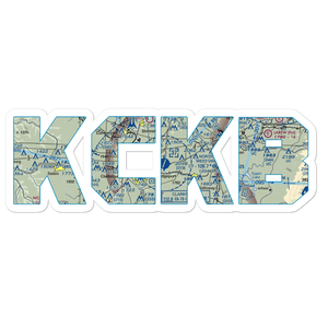 North Central West Virginia Airport (CKB) VFR Sectional Sticker