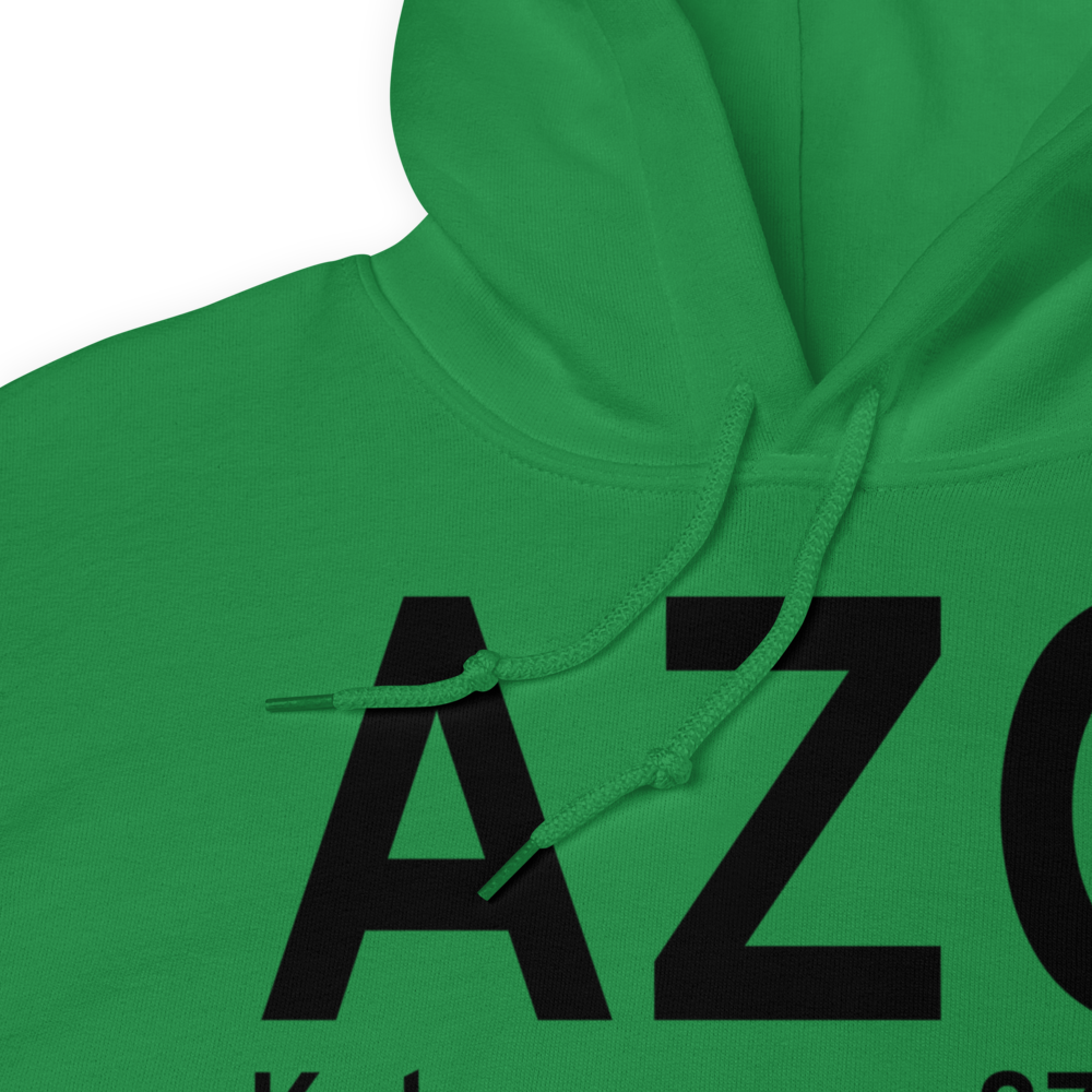 Kalamazoo (KAZO) Airport Hoodie Sweatshirt 