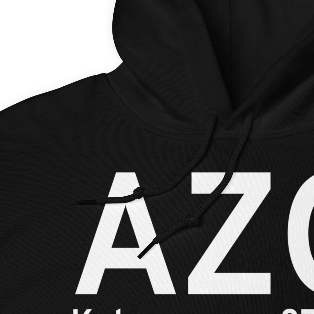 Kalamazoo (KAZO) Airport Hoodie Sweatshirt 