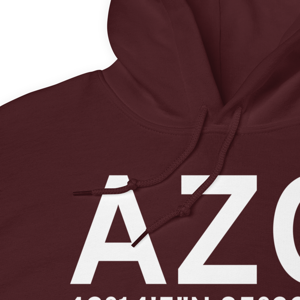 Kalamazoo (KAZO) Airport Hoodie Sweatshirt 