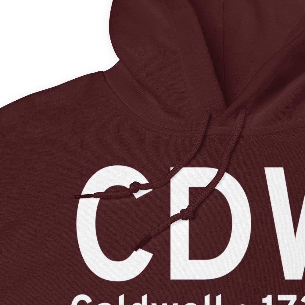 Caldwell (KCDW) Airport Hoodie Sweatshirt 