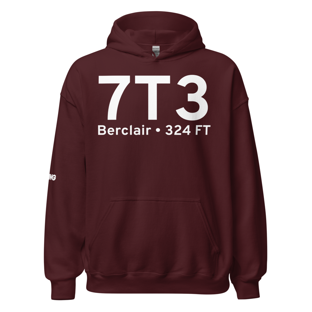 Berclair (7T3) Airport Hoodie Sweatshirt 