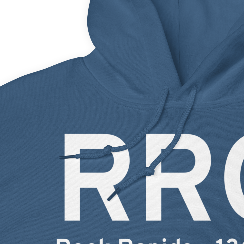 Rock Rapids (KRRQ) Airport Hoodie Sweatshirt 