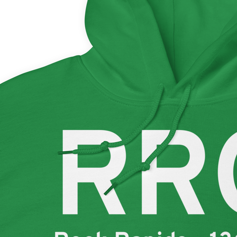 Rock Rapids (KRRQ) Airport Hoodie Sweatshirt 
