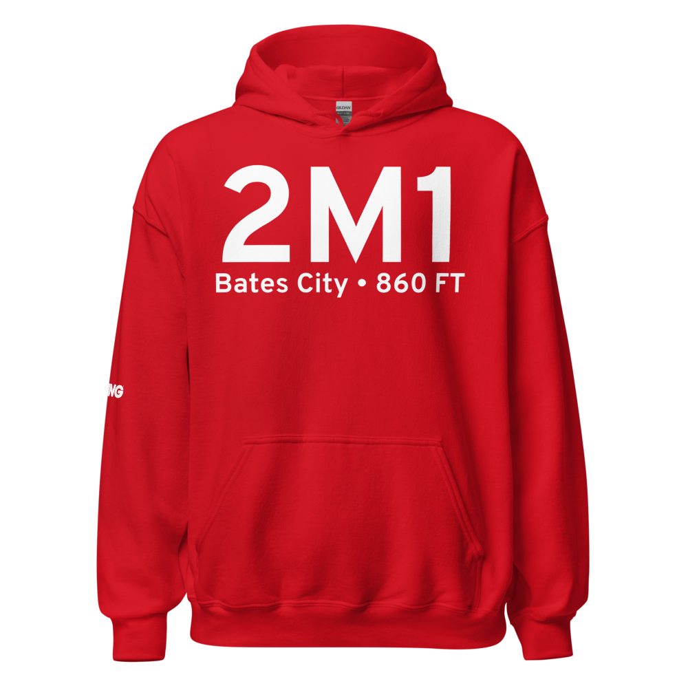 Bates City (2M1) Airport Hoodie Sweatshirt 