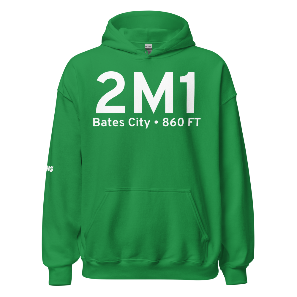 Bates City (2M1) Airport Hoodie Sweatshirt 