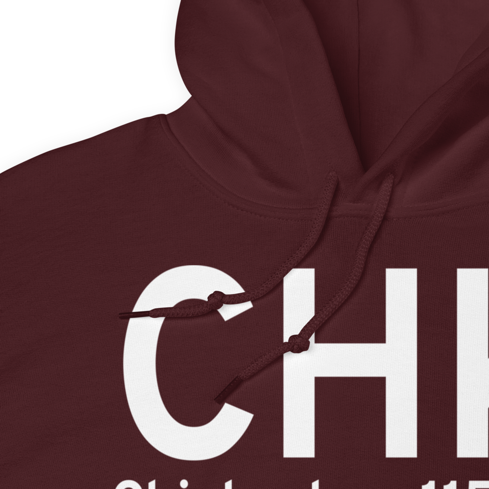 Chickasha (KCHK) Airport Hoodie Sweatshirt 