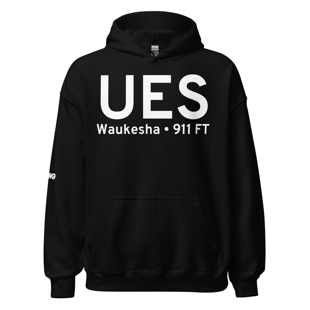 Waukesha (KUES) Airport Hoodie Sweatshirt 