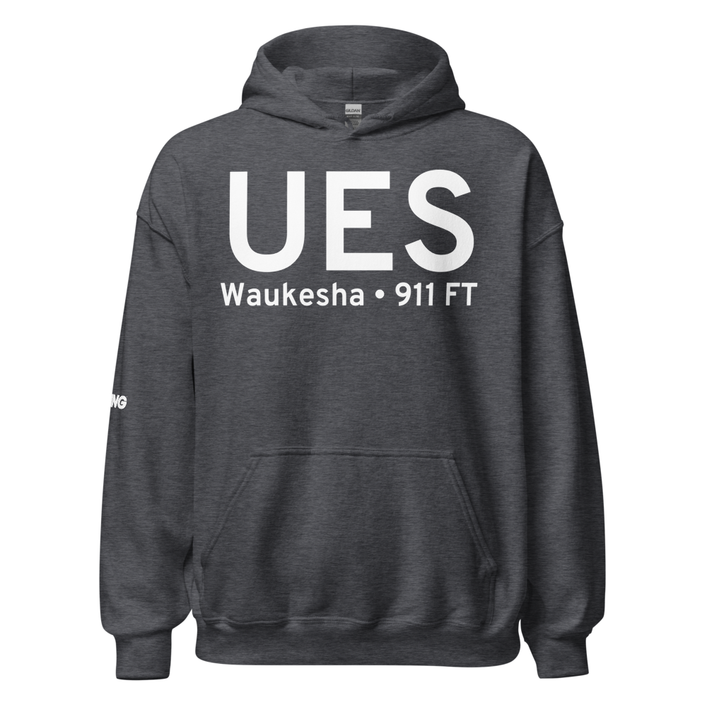 Waukesha (KUES) Airport Hoodie Sweatshirt 