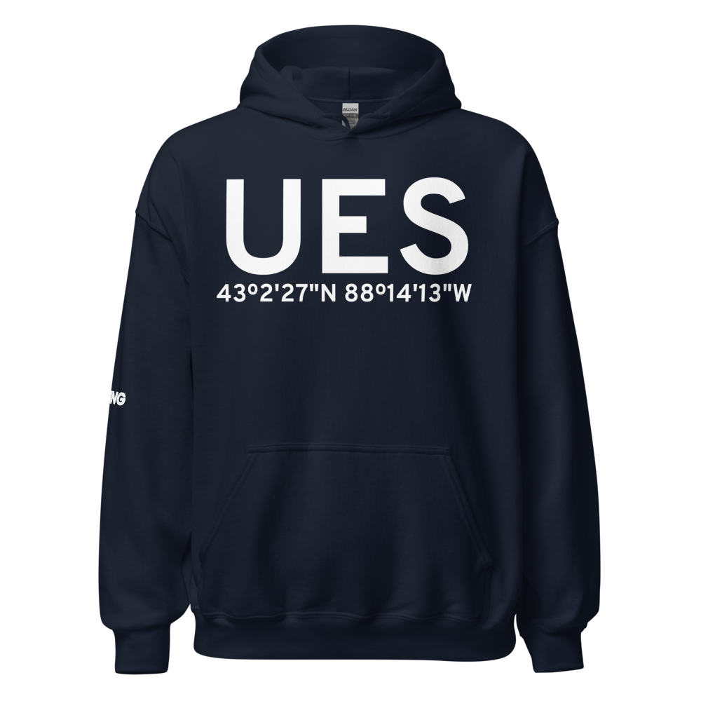 Waukesha (KUES) Airport Hoodie Sweatshirt 