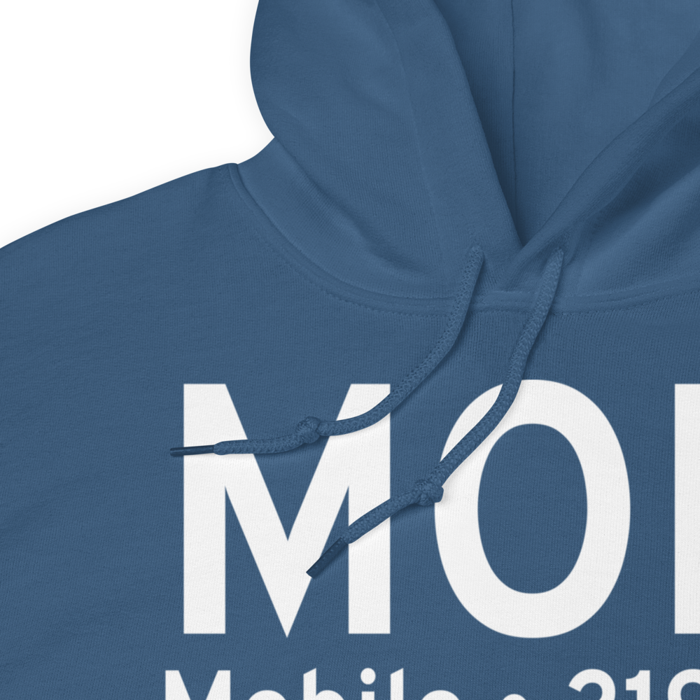 Mobile (KMOB) Airport Hoodie Sweatshirt 