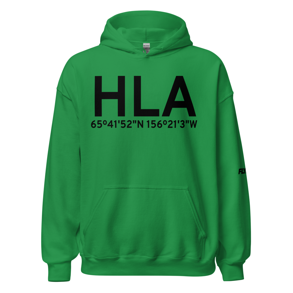 Huslia (PAHL) Airport Hoodie Sweatshirt 