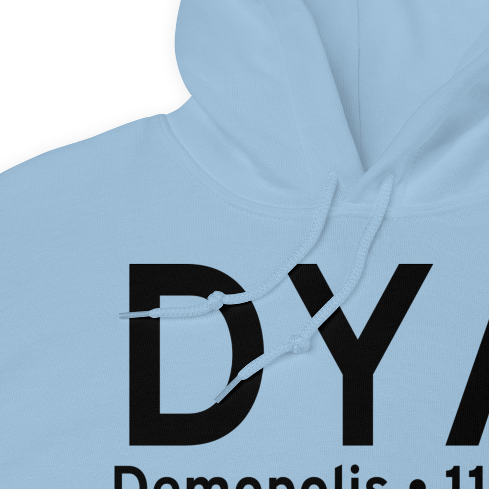 Demopolis (KDYA) Airport Hoodie Sweatshirt 