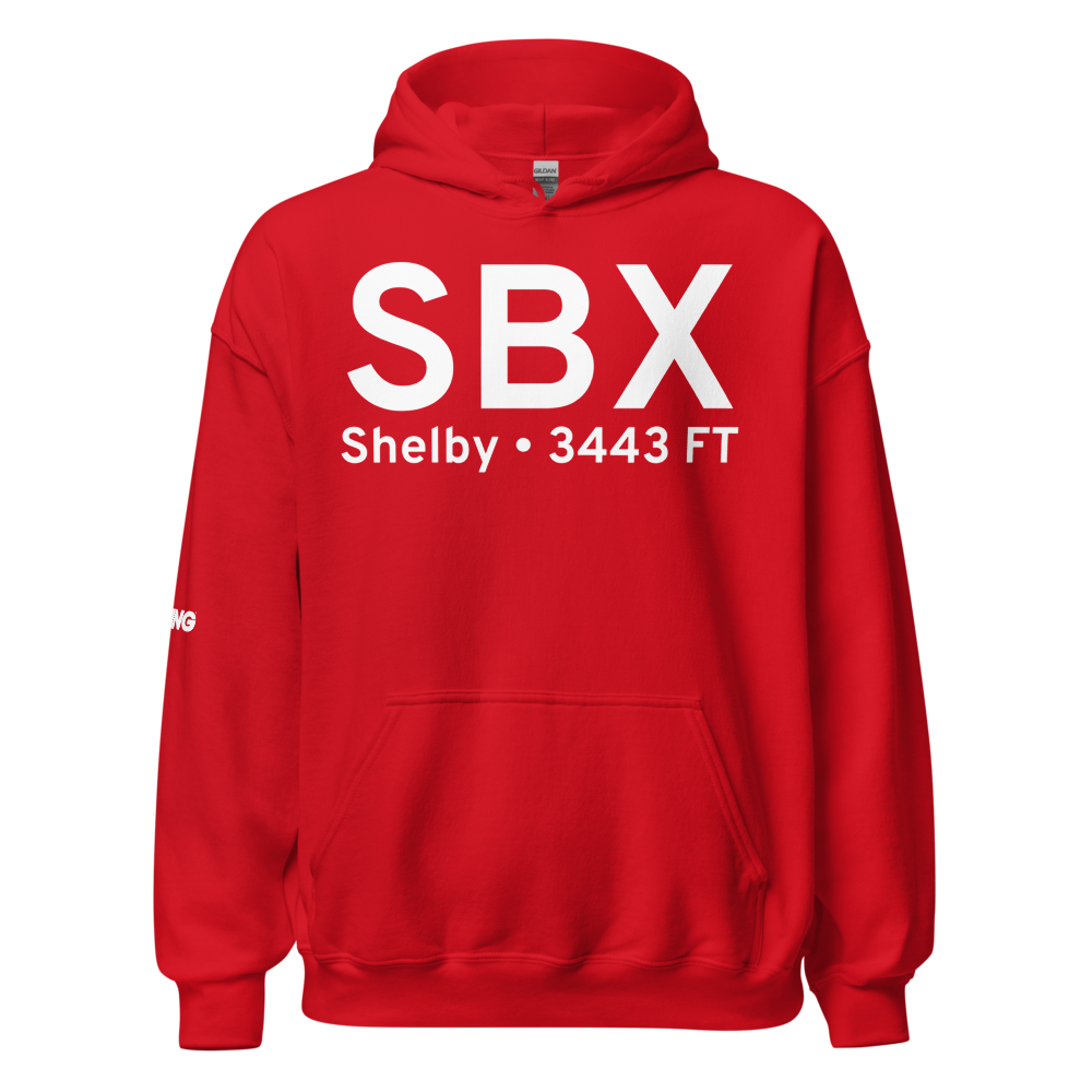 Shelby (KSBX) Airport Hoodie Sweatshirt 