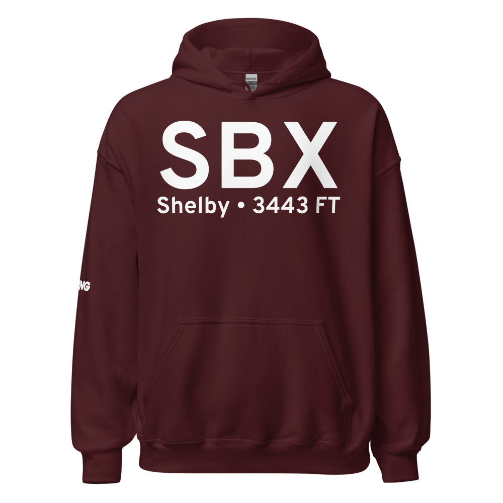 Shelby (KSBX) Airport Hoodie Sweatshirt 