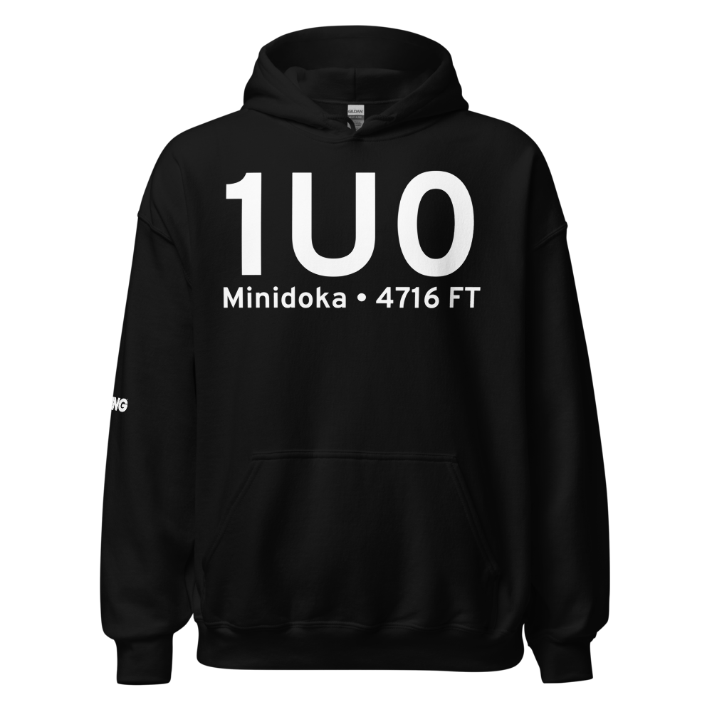 Minidoka (1U0) Airport Hoodie Sweatshirt 