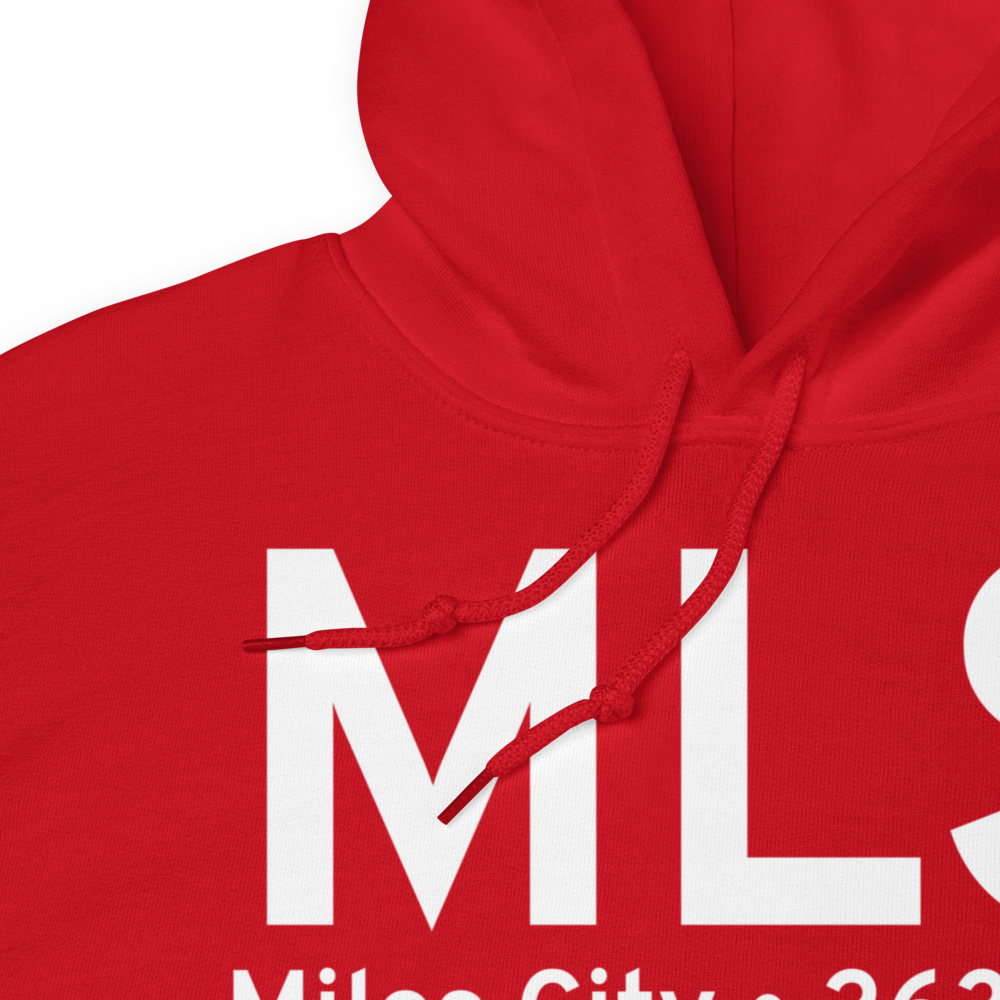 Miles City (KMLS) Airport Hoodie Sweatshirt 