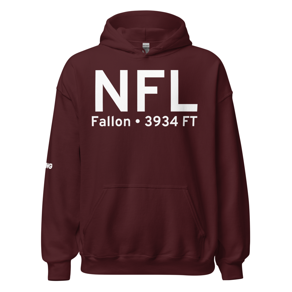 Fallon (KNFL) Airport Hoodie Sweatshirt 