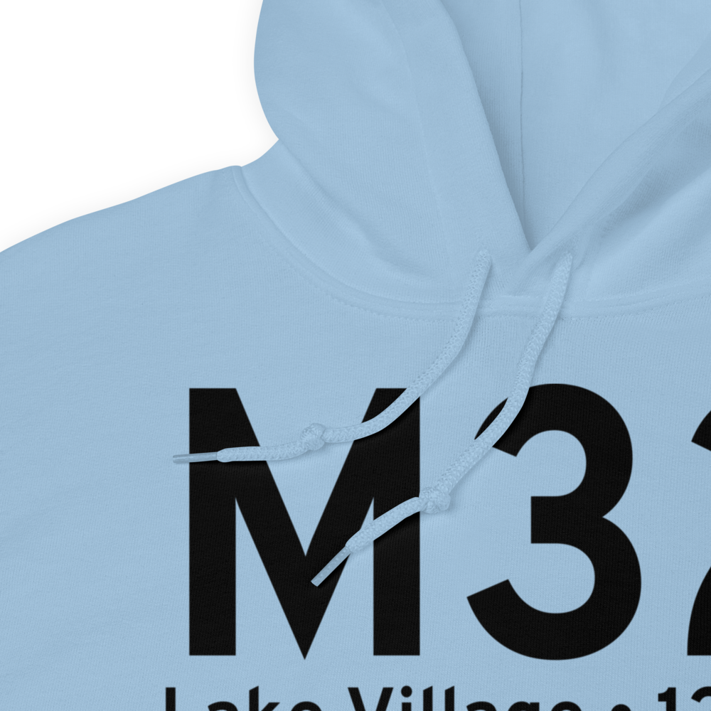 Lake Village (KM32) Airport Hoodie Sweatshirt 