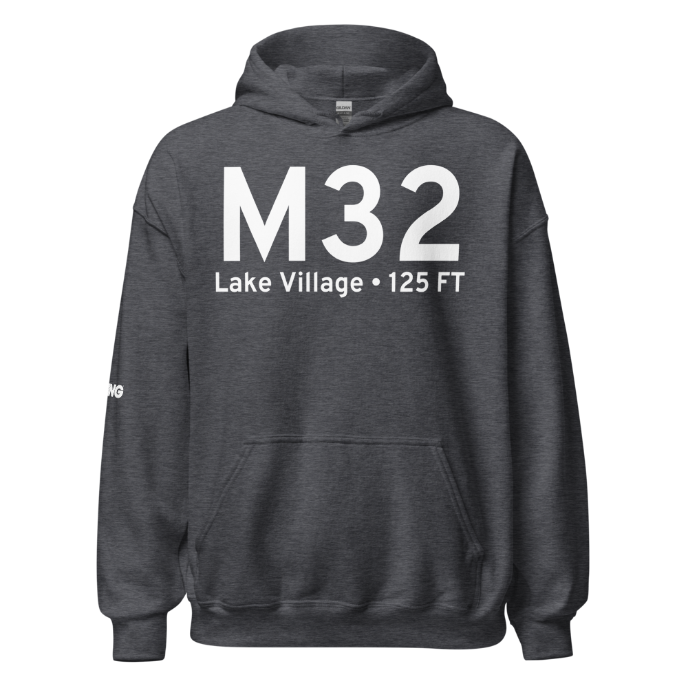 Lake Village (KM32) Airport Hoodie Sweatshirt 