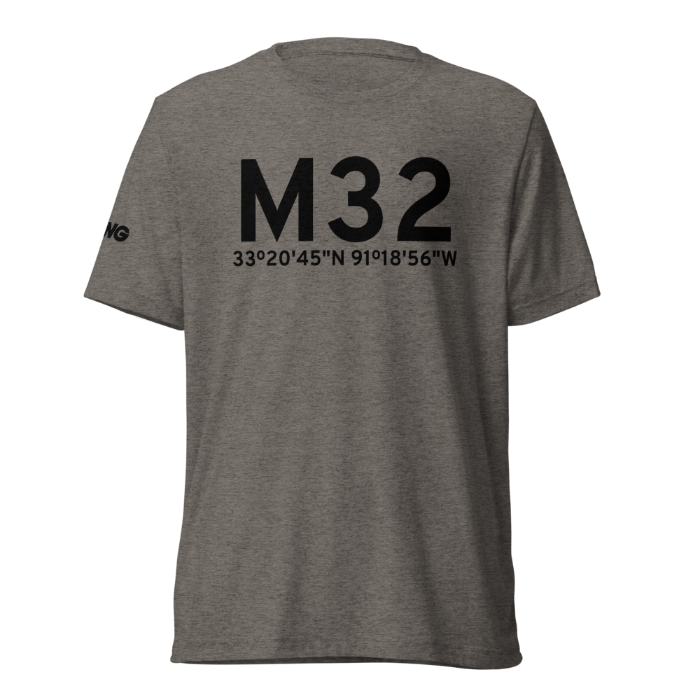 Lake Village (KM32) Airport Tri-blend T-Shirt 