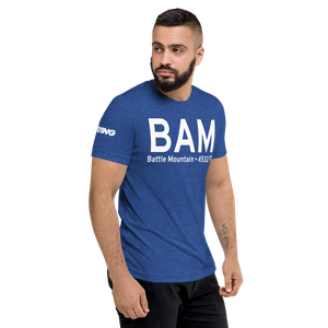Battle Mountain (KBAM) Airport Tri-blend T-Shirt