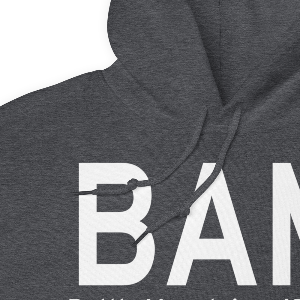 Battle Mountain (KBAM) Airport Hoodie Sweatshirt 