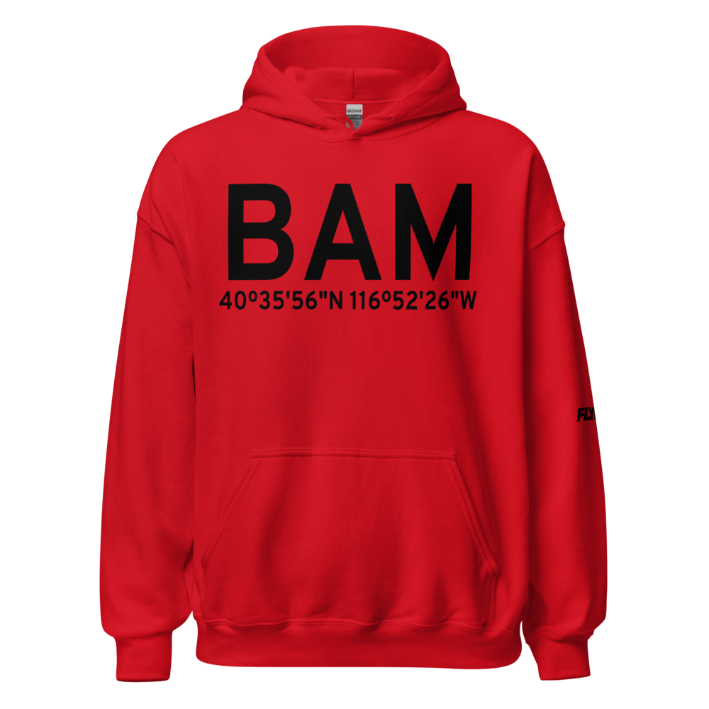 Battle Mountain (KBAM) Airport Hoodie Sweatshirt 