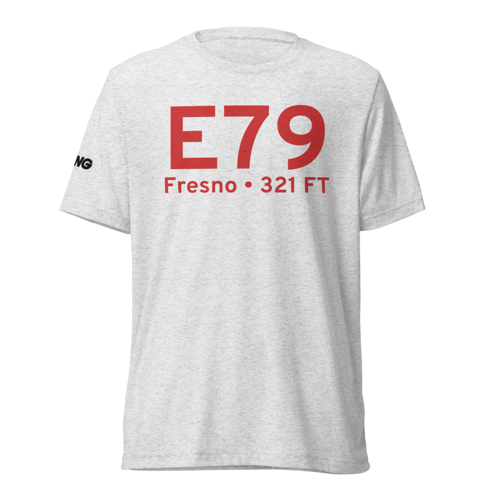 Fresno (E79) Airport Tri-blend T-Shirt 