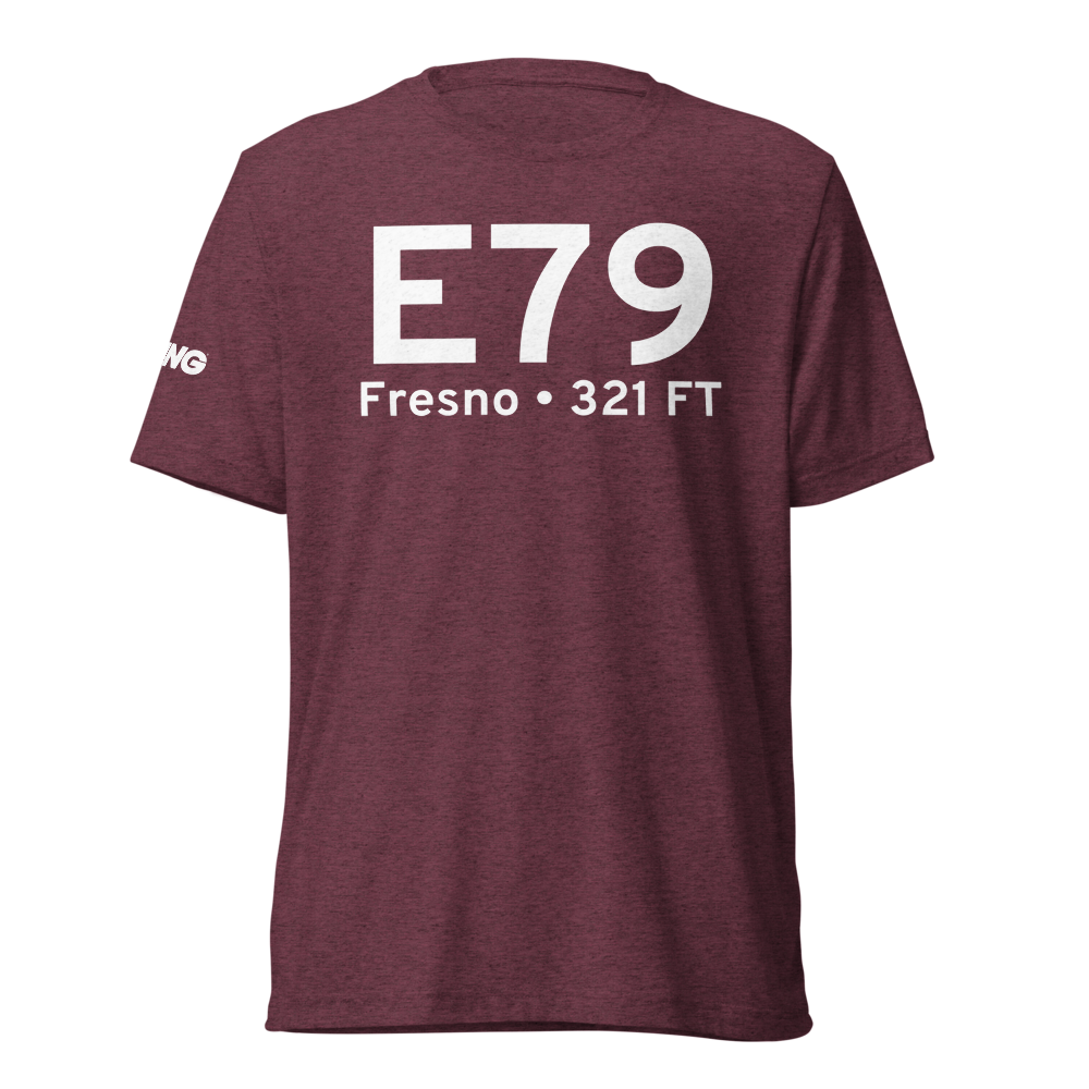Fresno (E79) Airport Tri-blend T-Shirt 