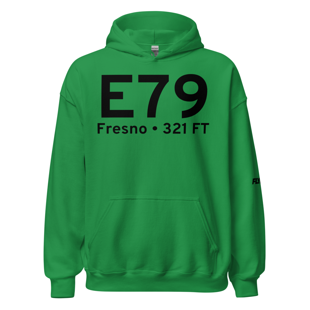 Fresno (E79) Airport Hoodie Sweatshirt 