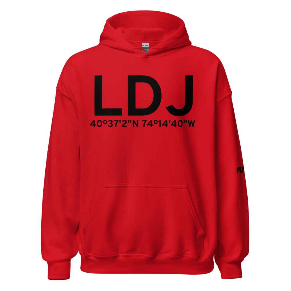 Linden (KLDJ) Airport Hoodie Sweatshirt 