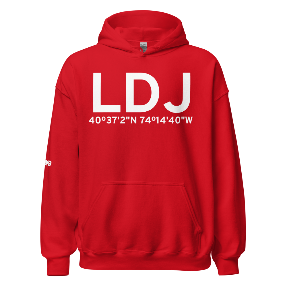 Linden (KLDJ) Airport Hoodie Sweatshirt 