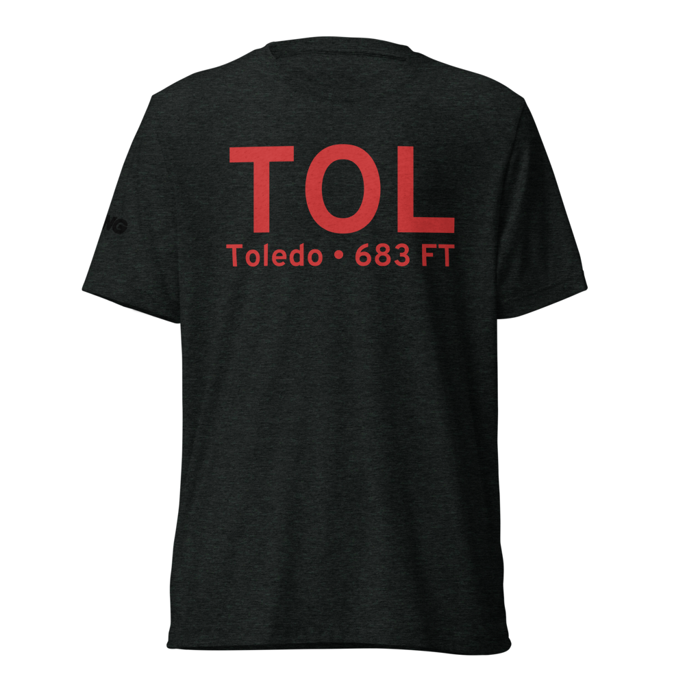 Toledo (KTOL) Airport Tri-blend T-Shirt 
