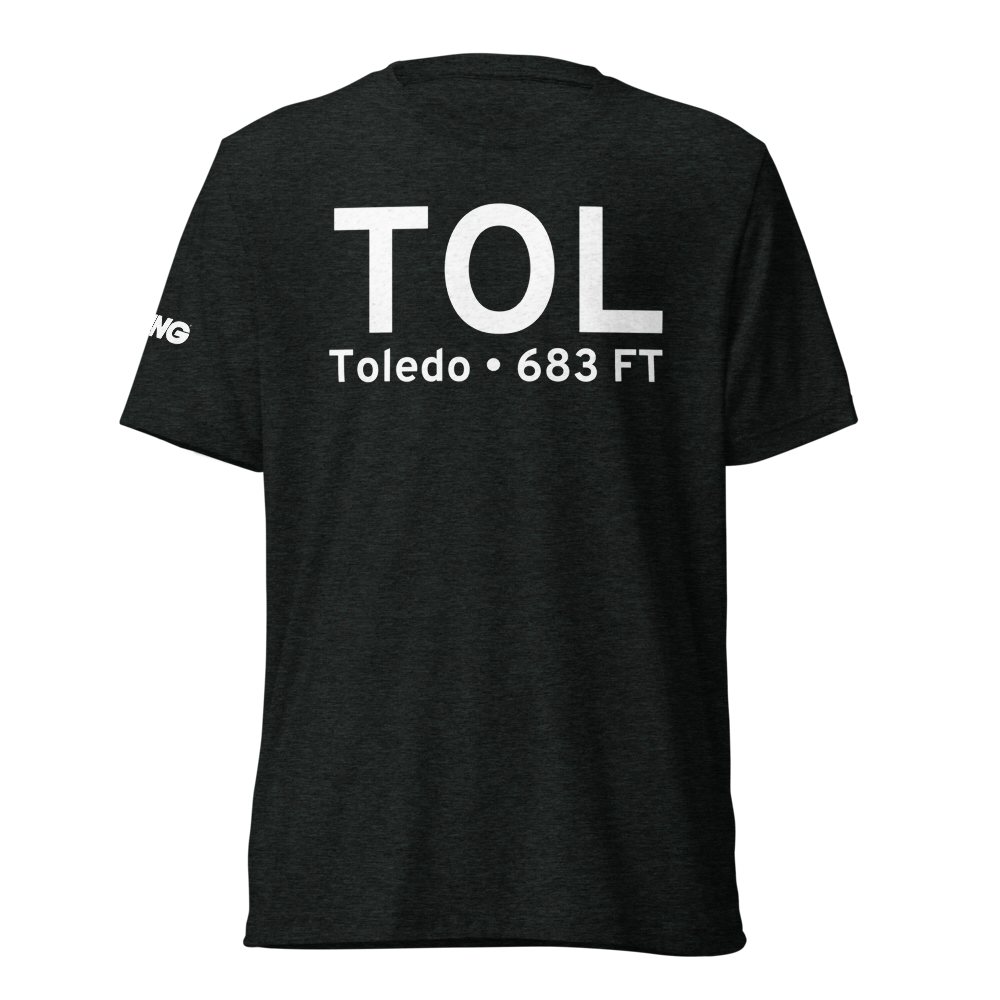 Toledo (KTOL) Airport Tri-blend T-Shirt 