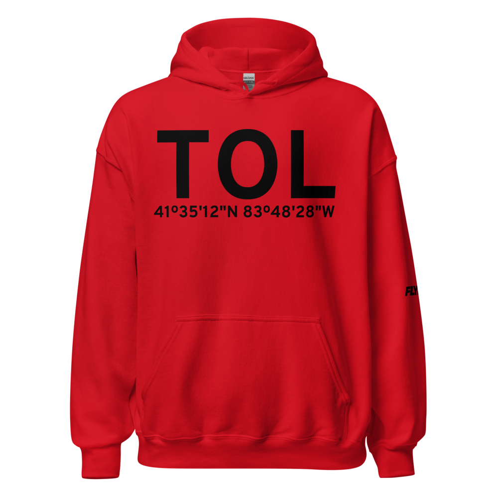 Toledo (KTOL) Airport Hoodie Sweatshirt 