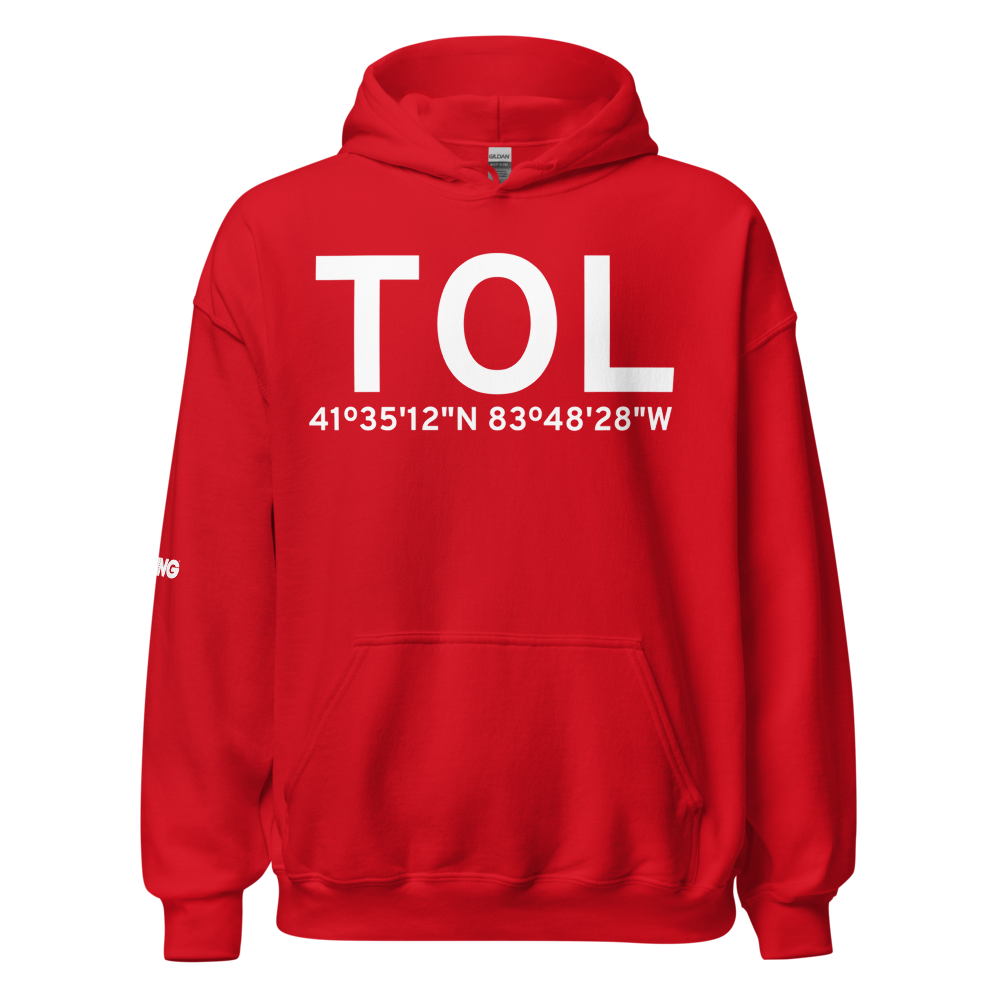 Toledo (KTOL) Airport Hoodie Sweatshirt 