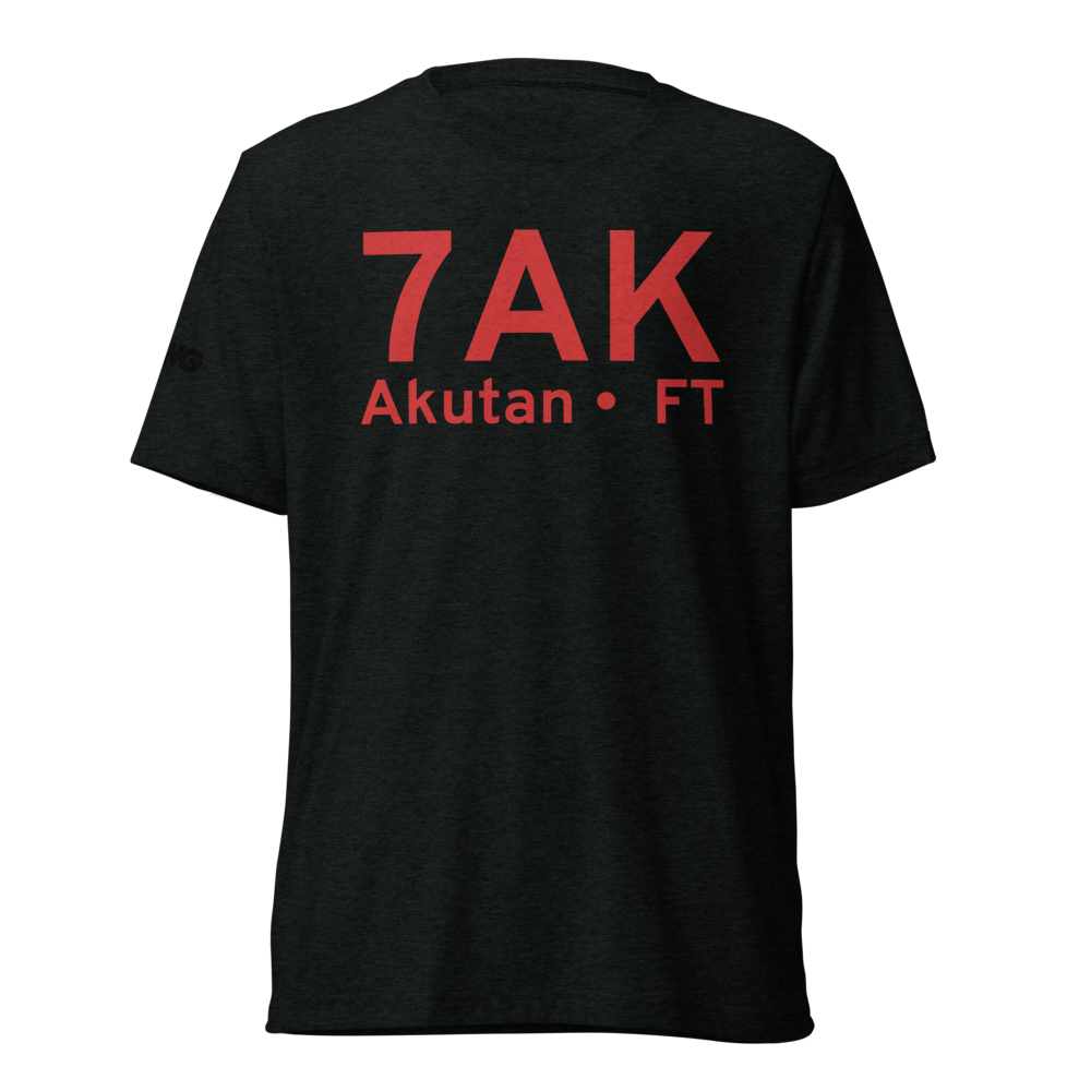Akutan (PAUT) Airport Tri-blend T-Shirt 