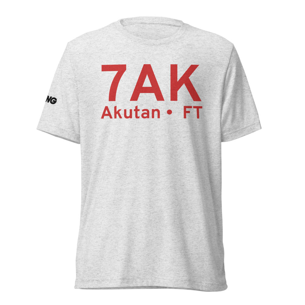 Akutan (PAUT) Airport Tri-blend T-Shirt 