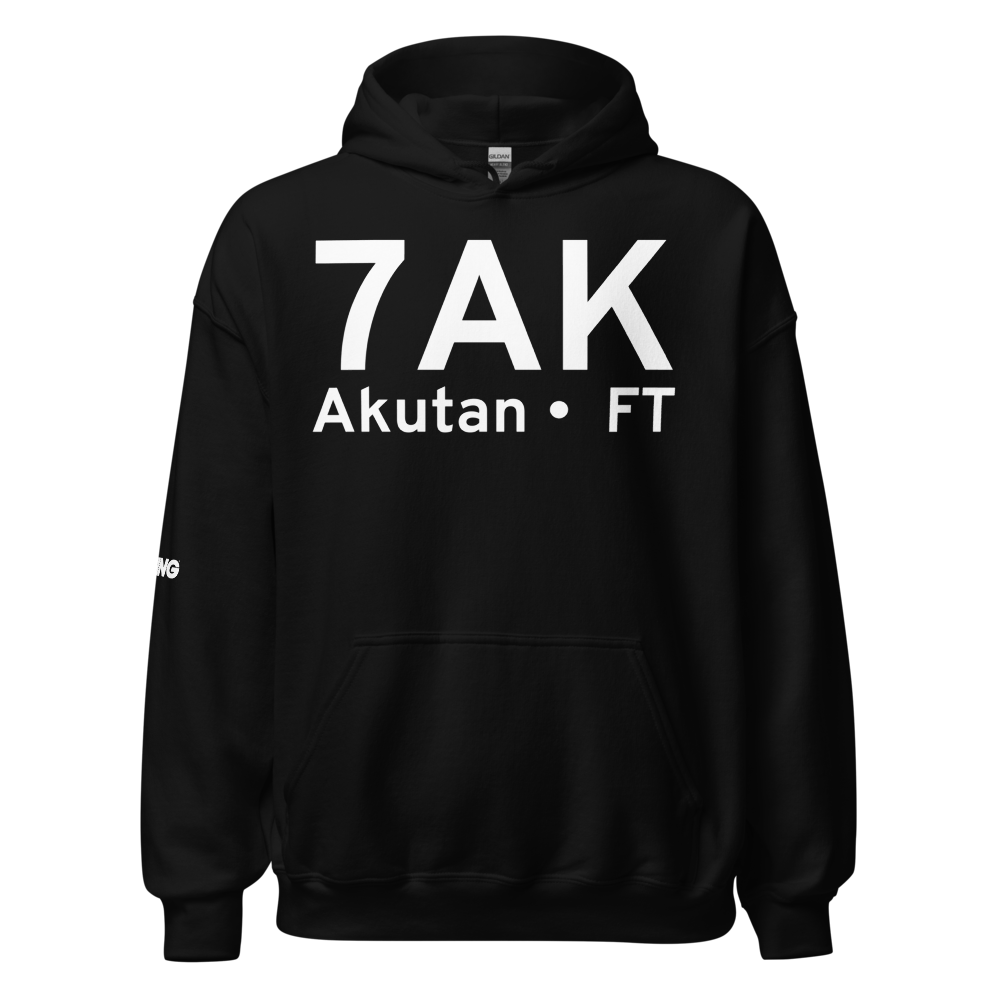 Akutan (PAUT) Airport Hoodie Sweatshirt 